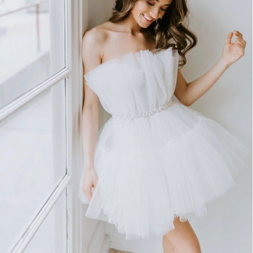 Millie Mini Gown - Light Ivory